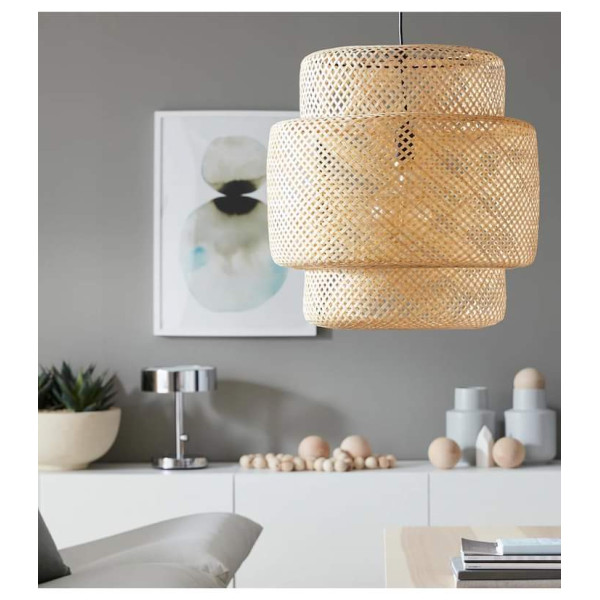 Rattan Weave Hanging Light