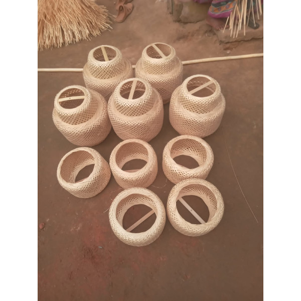Handwoven Bamboo Pendant Lamp