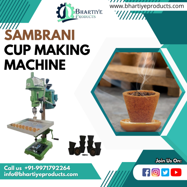 Sambrani Cup Making Machine