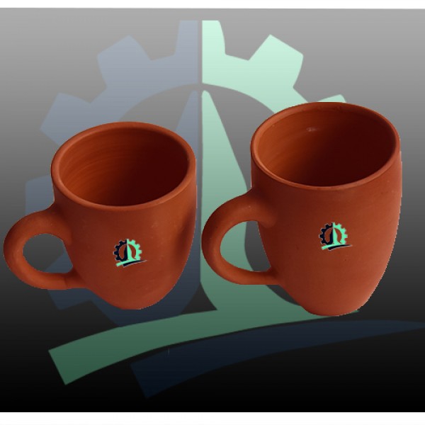 Clay Coffee Mug Set 2 Pcs